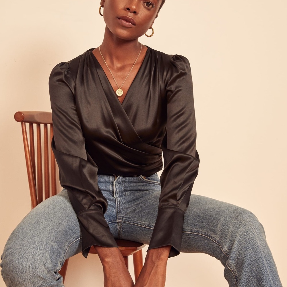 1HR SALE ⚡Reformation Fawn Top (Ivory)
